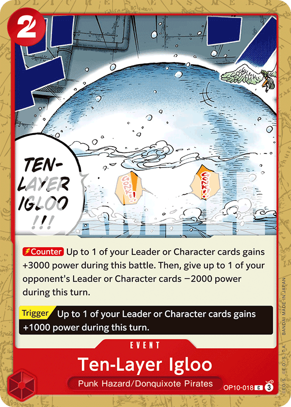 Ten-Layer Igloo OP10-018 One Piece TCG