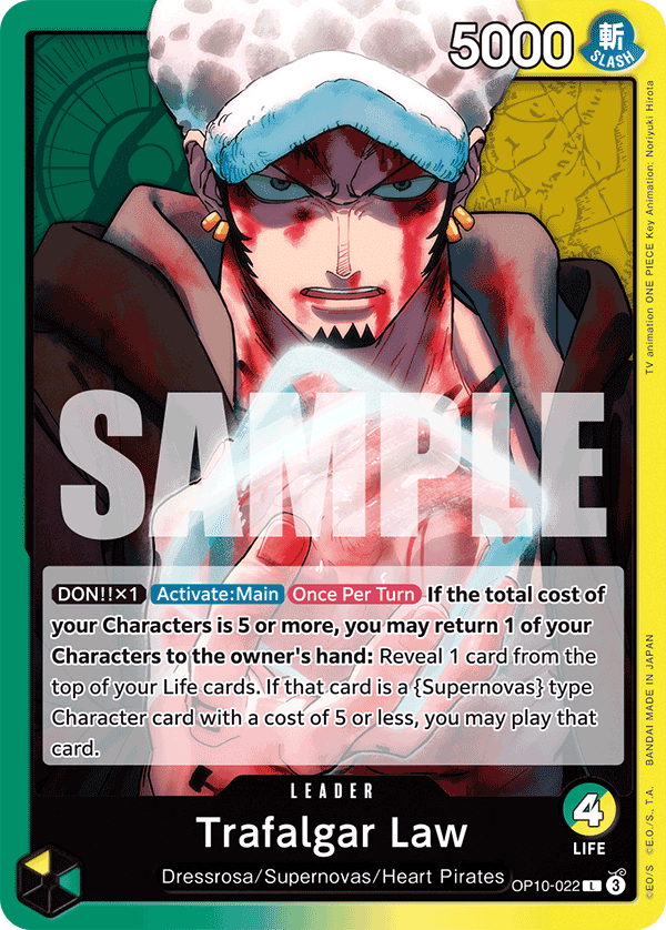 Trafalgar Law (022) OP10-022 One Piece TCG