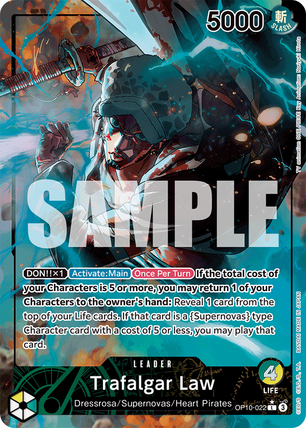 Trafalgar Law (022) (Parallel) OP10-022_p1 One Piece TCG