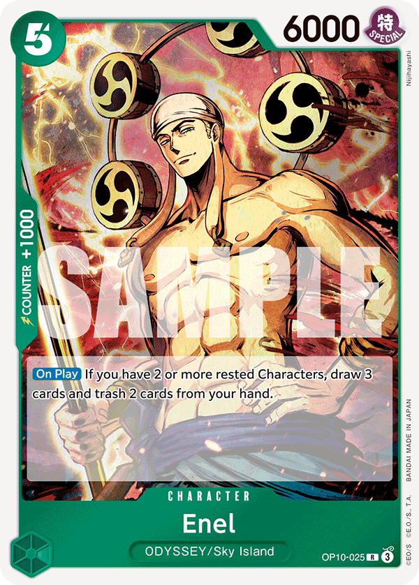 Enel OP10-025 One Piece TCG