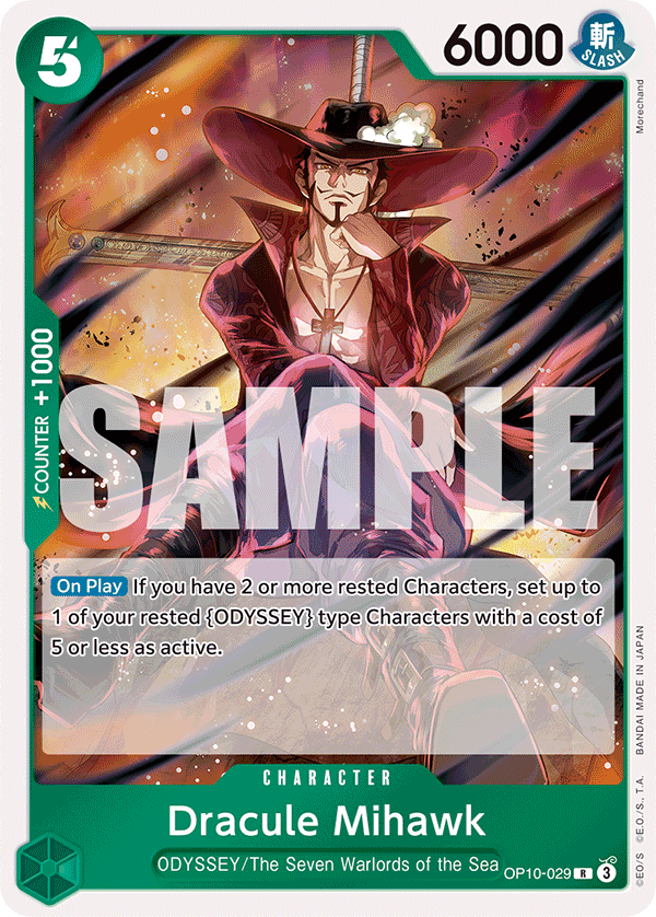 Dracule Mihawk OP10-029 One Piece TCG