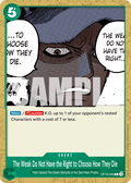 The Weak Do Not Have the Right to Choose How They Die OP10-040 One Piece TCG