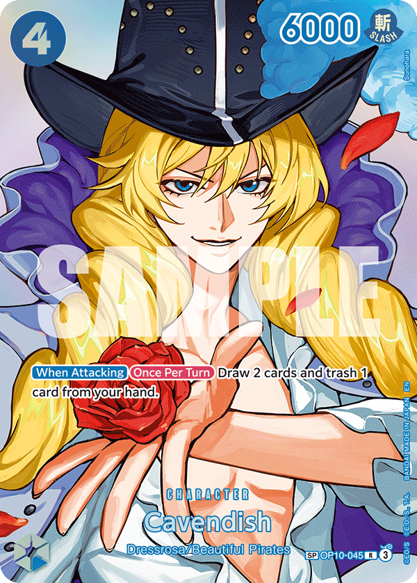 Cavendish (SP) OP10-045_p2 One Piece TCG