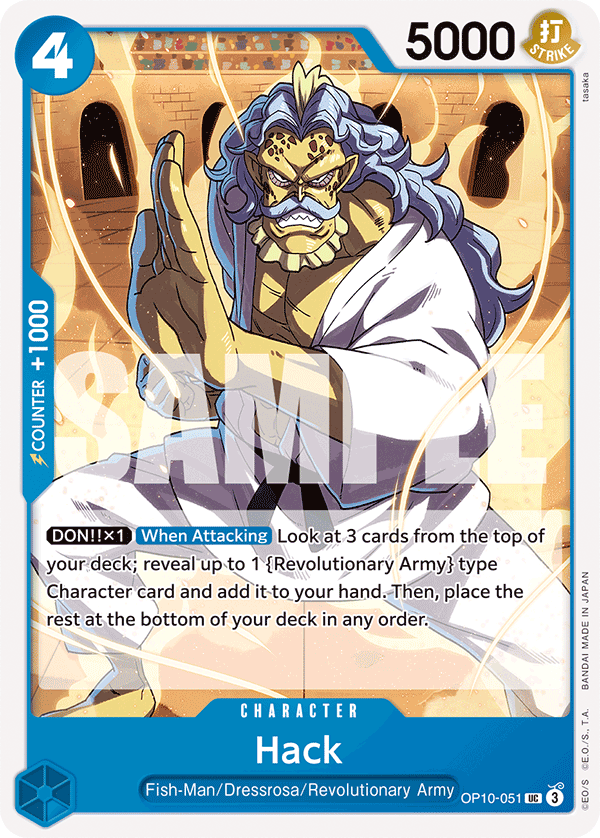 Hack OP10-051 One Piece TCG