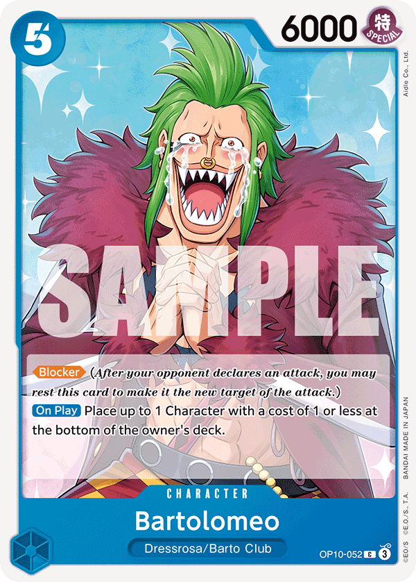 Bartolomeo OP10-052 One Piece TCG