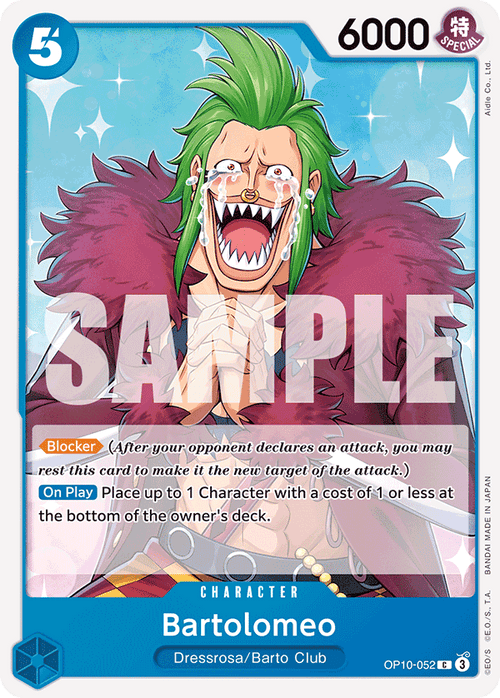 Bartolomeo OP10-052 One Piece TCG
