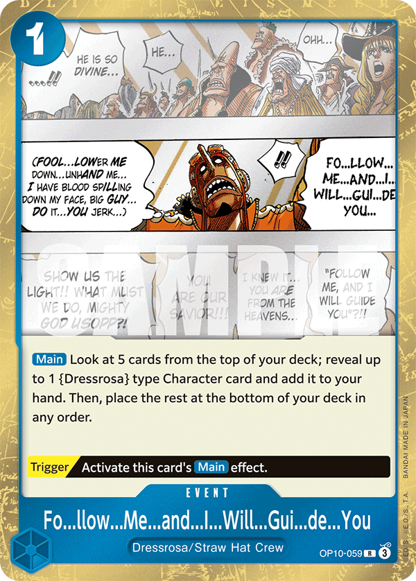 Fo...llow...Me...and...I...Will...Gui...de...You OP10-059 One Piece TCG
