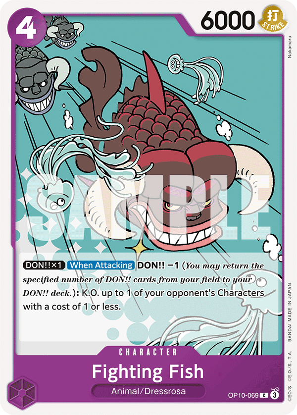 Fighting Fish OP10-069 One Piece TCG