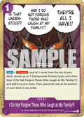 I Do Not Forgive Those Who Laugh at My Family!!! OP10-078 One Piece TCG