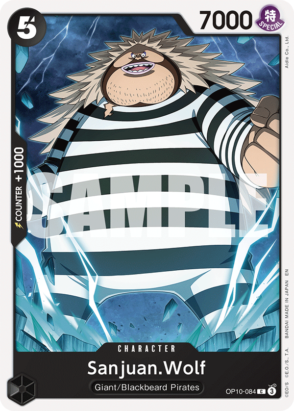 Sanjuan.Wolf (Reprint) OP10-084_r1 One Piece TCG
