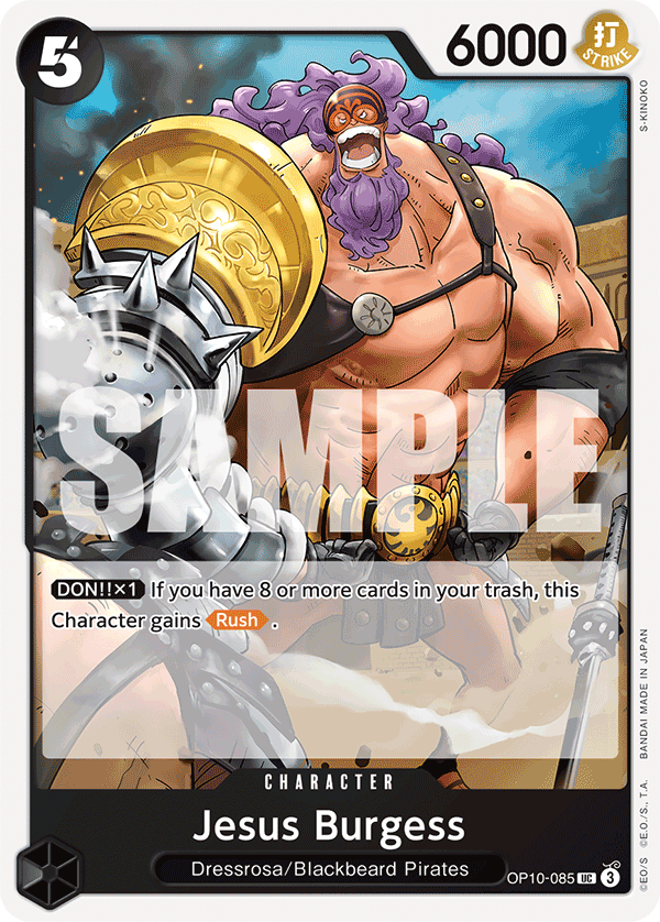 Jesus Burgess OP10-085 One Piece TCG