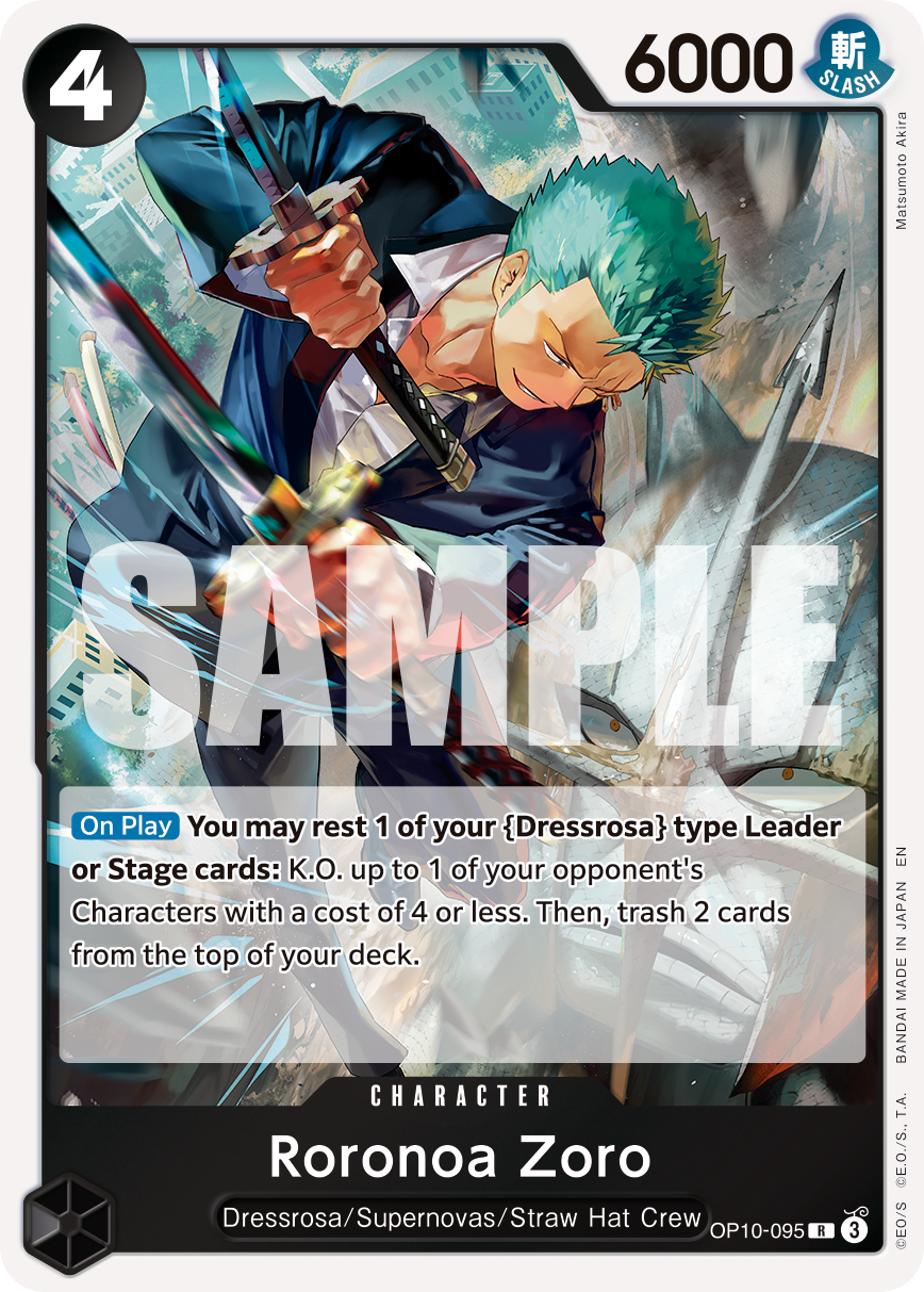 Roronoa Zoro - OP10-095 (Reprint) OP10-095_r1 One Piece TCG