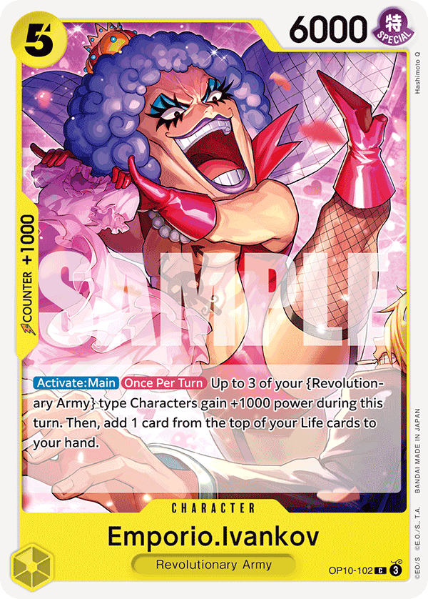 Emporio.Ivankov OP10-102 One Piece TCG
