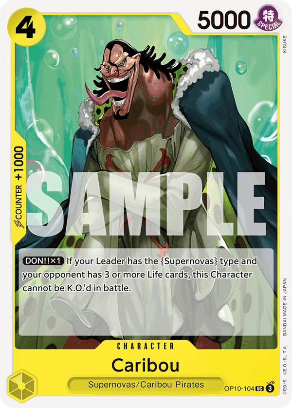 Caribou OP10-104 One Piece TCG