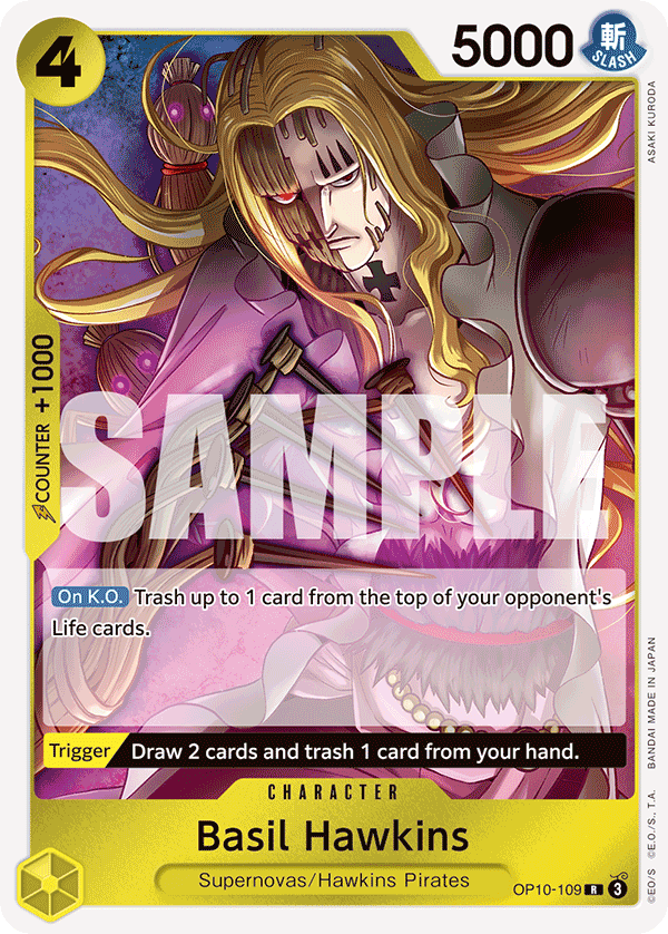 Basil Hawkins OP10-109 One Piece TCG