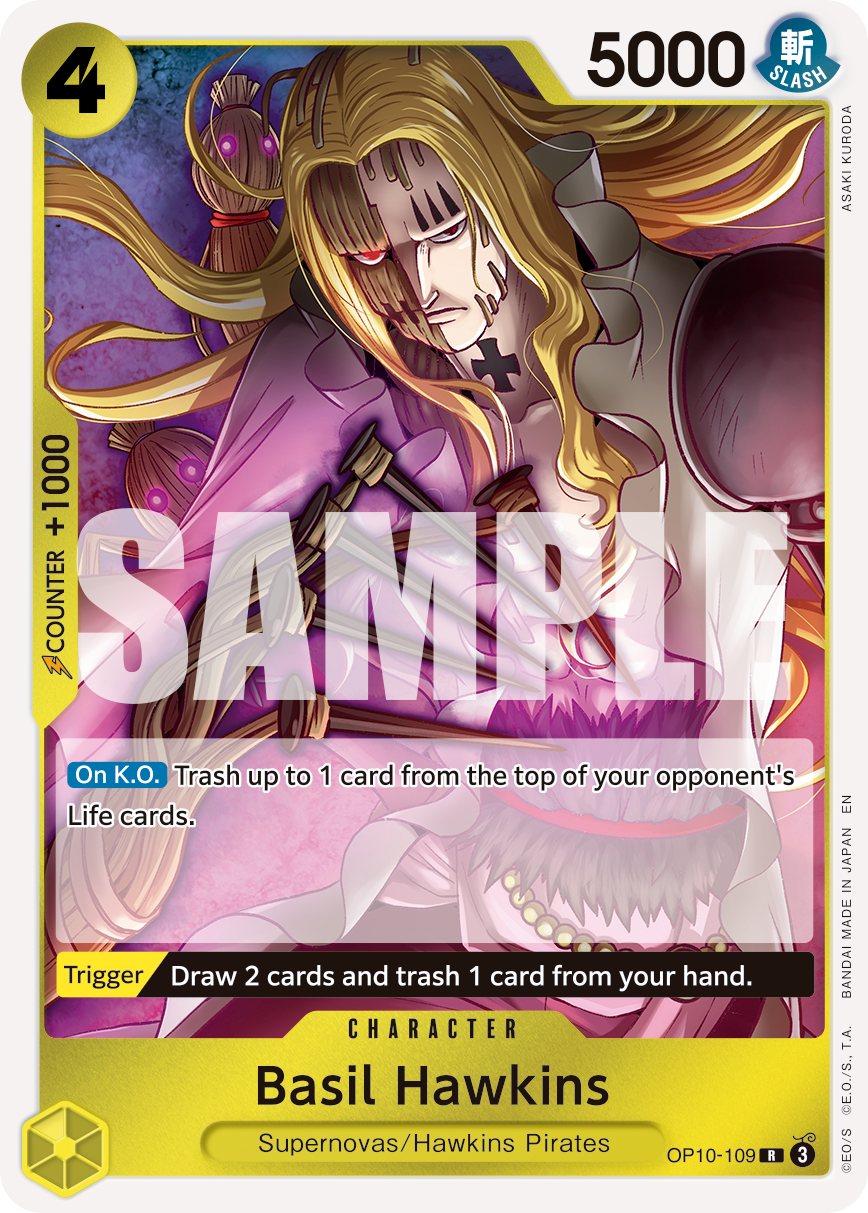 Basil Hawkins - OP10-109 (Reprint) OP10-109_r1 One Piece TCG
