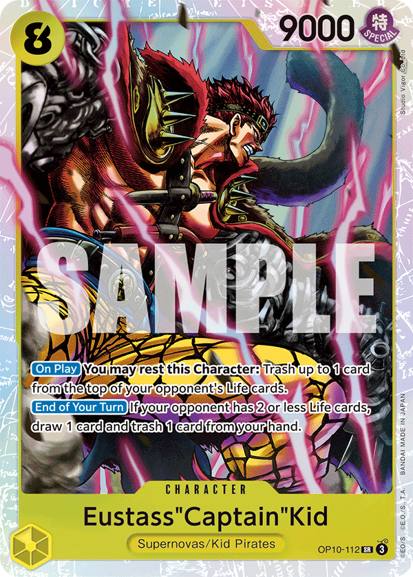 Eustass"Captain"Kid (112) OP10-112 One Piece TCG