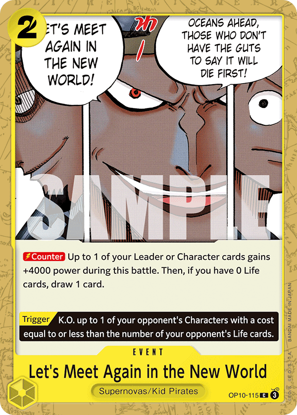 Let's Meet Again in the New World OP10-115 One Piece TCG