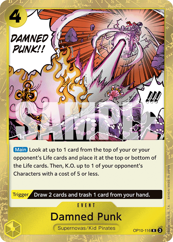 Damned Punk OP10-116 One Piece TCG