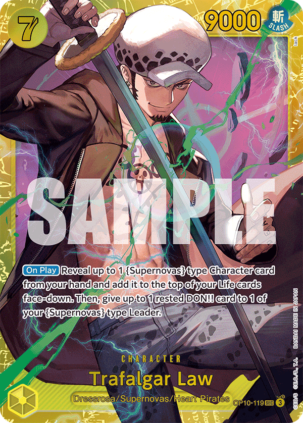 Trafalgar Law (119) OP10-119 One Piece TCG