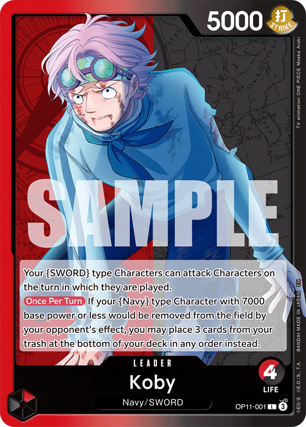 Koby (001) OP11-001 One Piece TCG