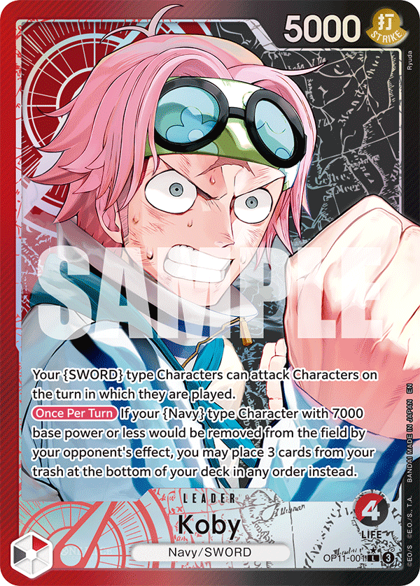Koby (001) (Alternate Art) OP11-001_p1 One Piece TCG