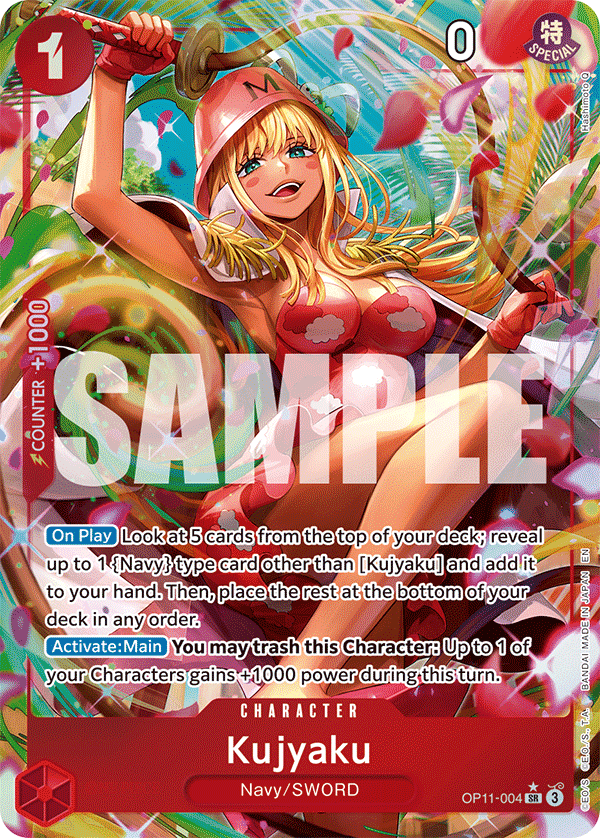 Kujyaku (Alternate Art) OP11-004_p1 One Piece TCG