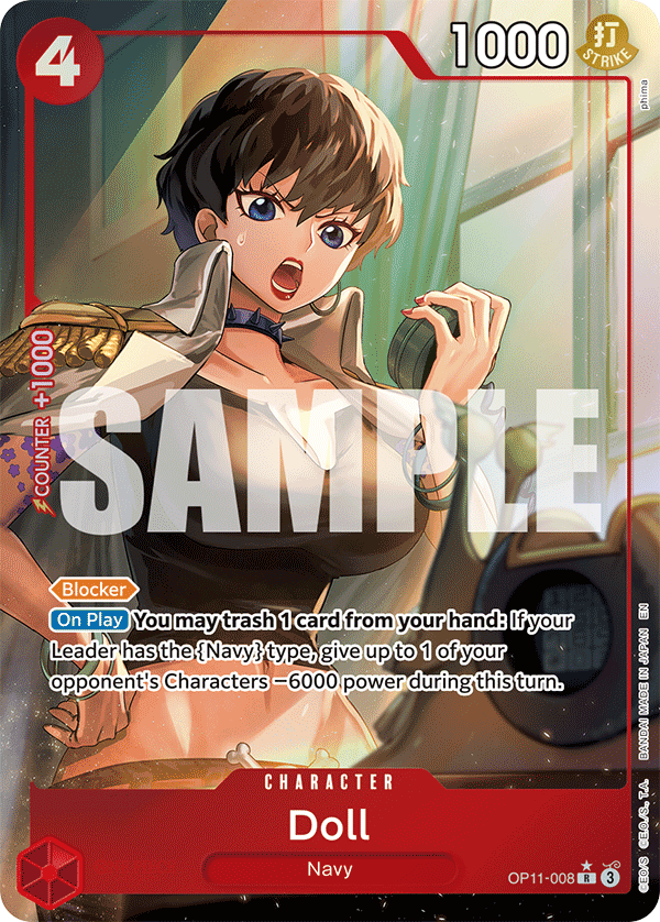 Doll (Alternate Art) OP11-008_p1 One Piece TCG