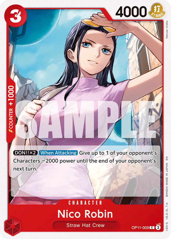 Nico Robin OP11-009_r1 One Piece TCG