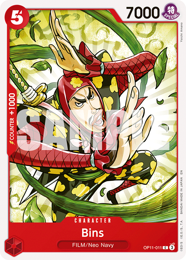 Bins OP11-011 One Piece TCG