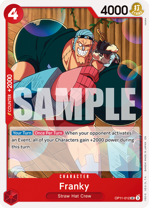 Franky OP11-012_r1 One Piece TCG