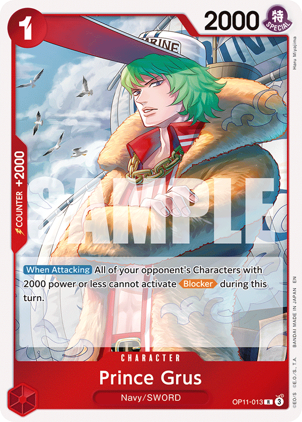 Prince Grus OP11-013 One Piece TCG