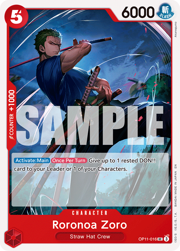 Roronoa Zoro OP11-016 One Piece TCG