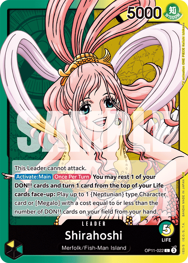Shirahoshi (022) OP11-022 One Piece TCG