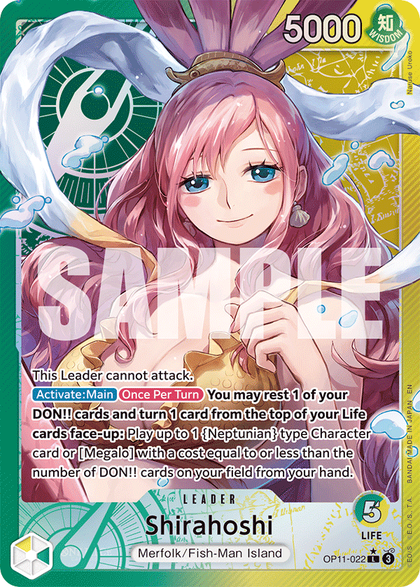 Shirahoshi (022) (Alternate Art) OP11-022_p1 One Piece TCG