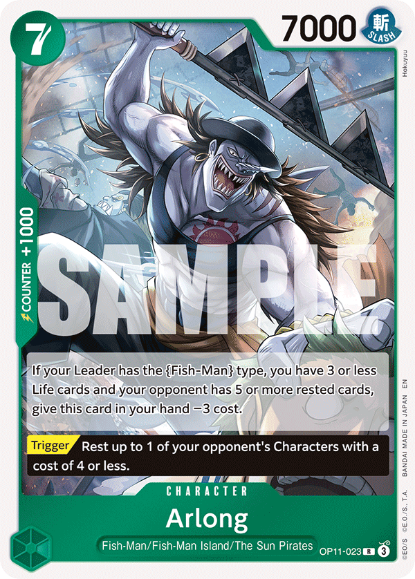 Arlong OP11-023 One Piece TCG