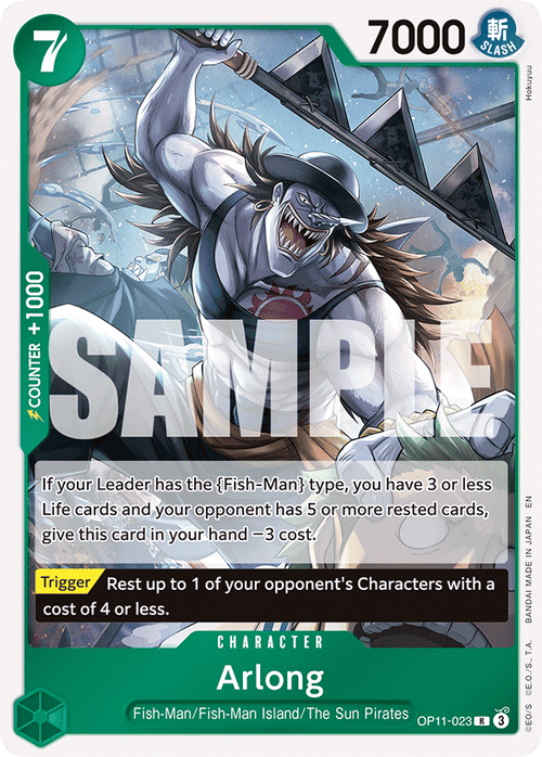 Arlong OP11-023 One Piece TCG