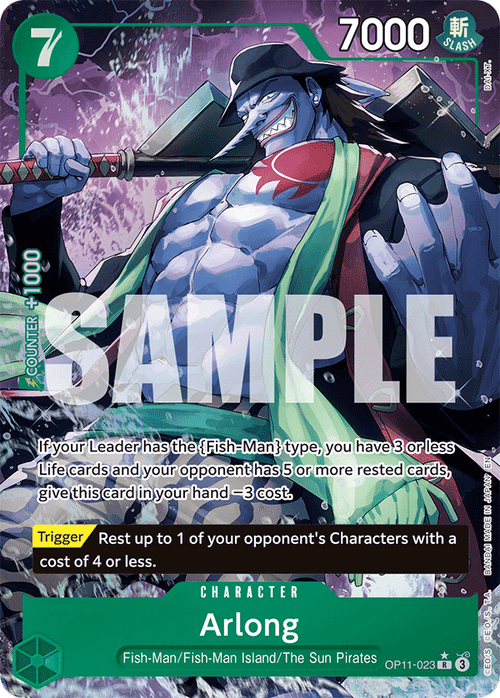 Arlong (Alternate Art) OP11-023_p1 One Piece TCG