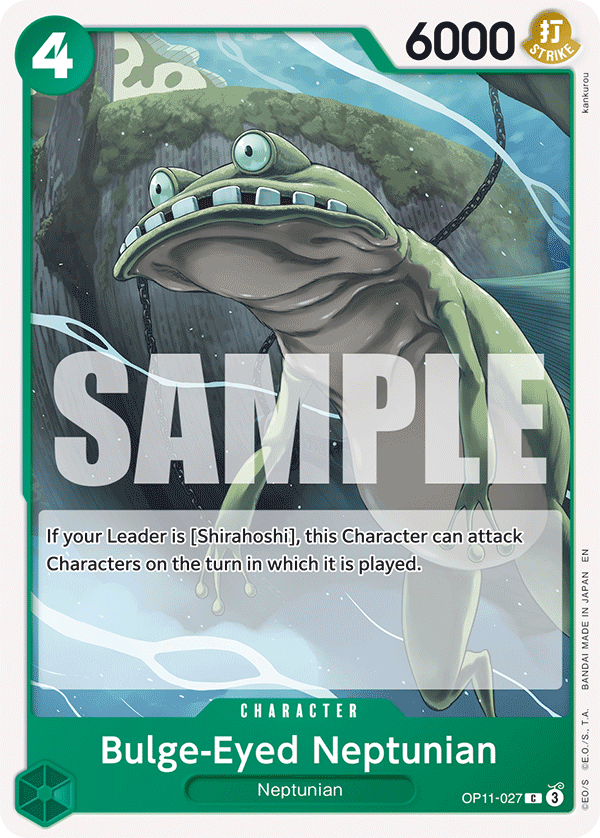 Bulge-Eyed Neptunian OP11-027 One Piece TCG