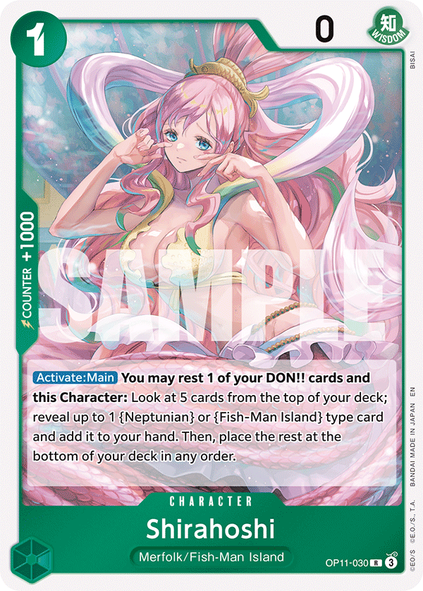 Shirahoshi (030) OP11-030 One Piece TCG