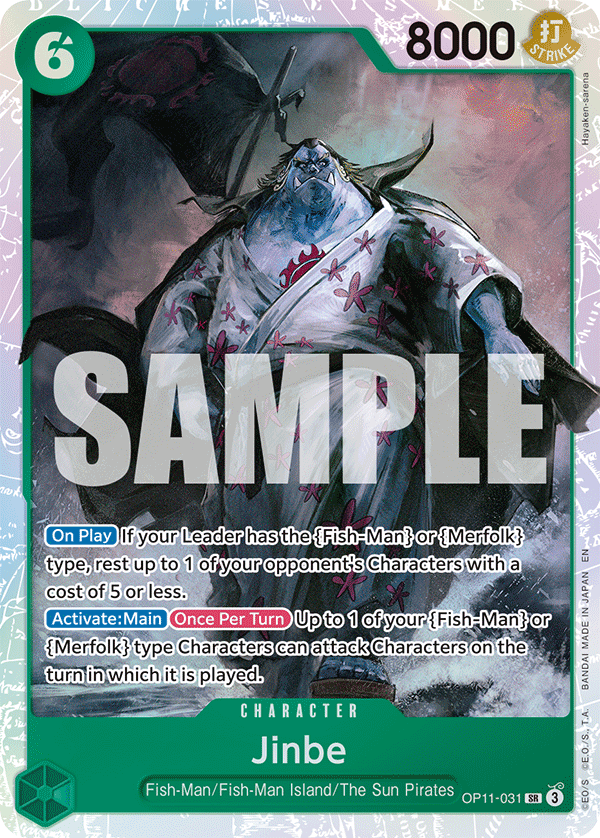 Jinbe (031) OP11-031 One Piece TCG