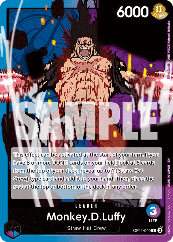 Monkey.D.Luffy (040) OP11-040 One Piece TCG