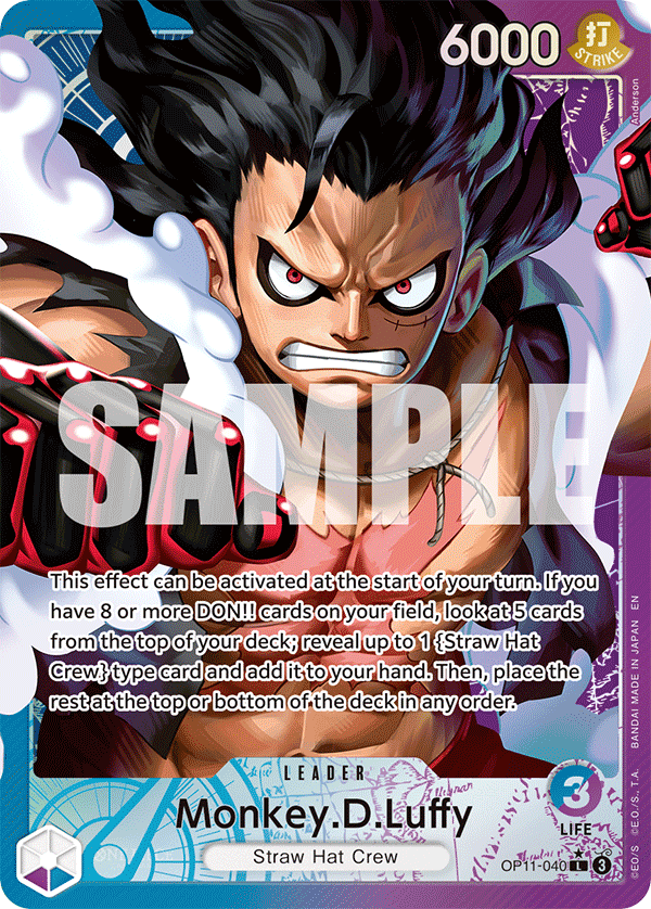 Monkey.D.Luffy (040) (Alternate Art) OP11-040_p1 One Piece TCG