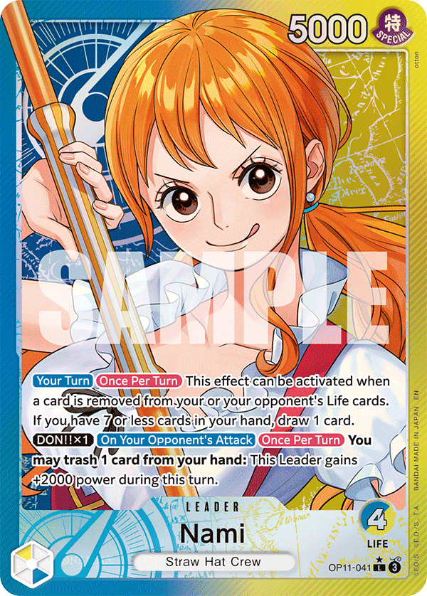 Nami (041) (Alternate Art) OP11-041_p1 One Piece TCG
