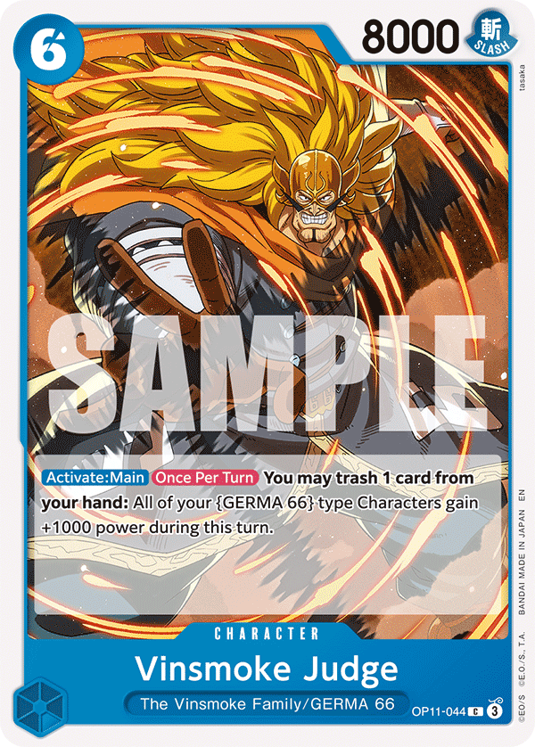 Vinsmoke Judge OP11-044 One Piece TCG