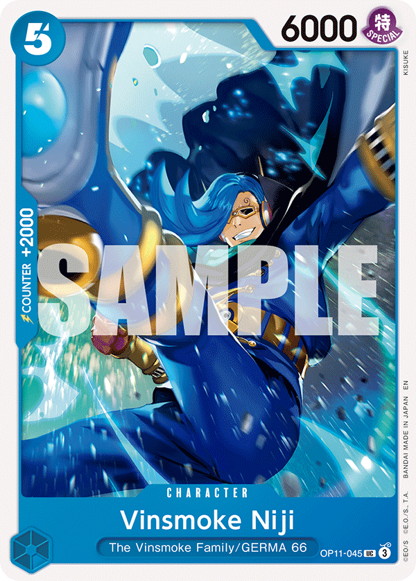 Vinsmoke Niji OP11-045 One Piece TCG
