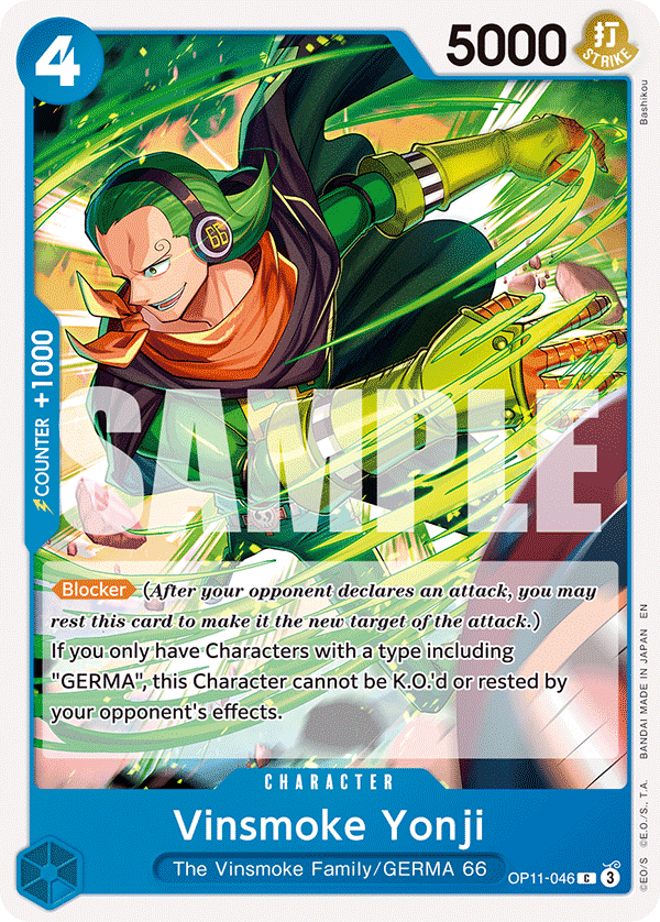 Vinsmoke Yonji OP11-046 One Piece TCG