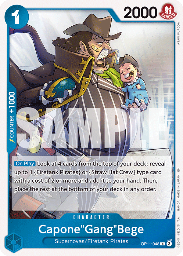 Capone"Gang"Bege (048) OP11-048 One Piece TCG