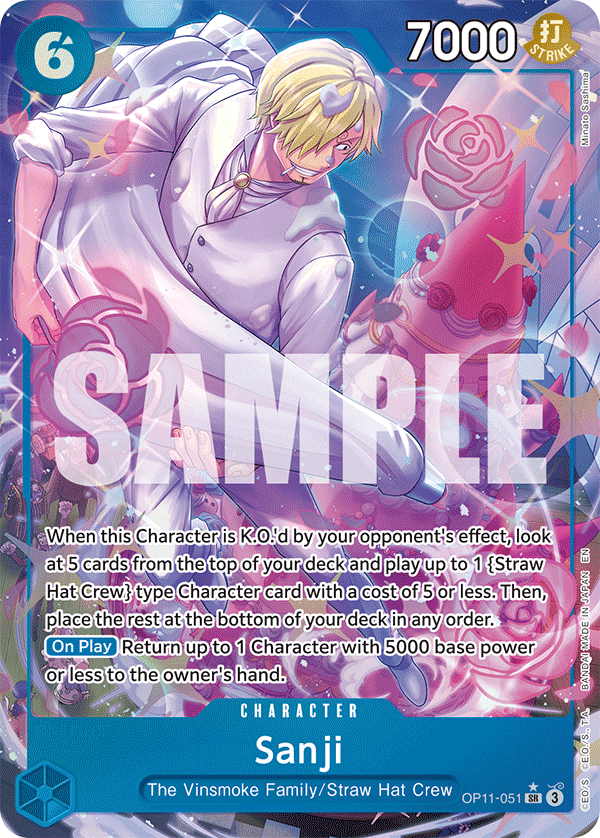 Sanji (Alternate Art) OP11-051_p1 One Piece TCG