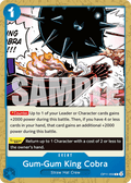 Gum-Gum King Cobra OP11-059 One Piece TCG